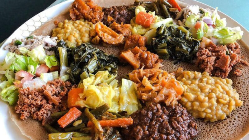 Ethiopian vegan food